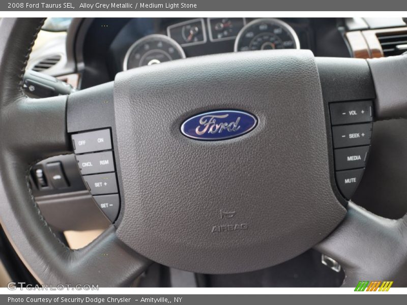 Alloy Grey Metallic / Medium Light Stone 2008 Ford Taurus SEL