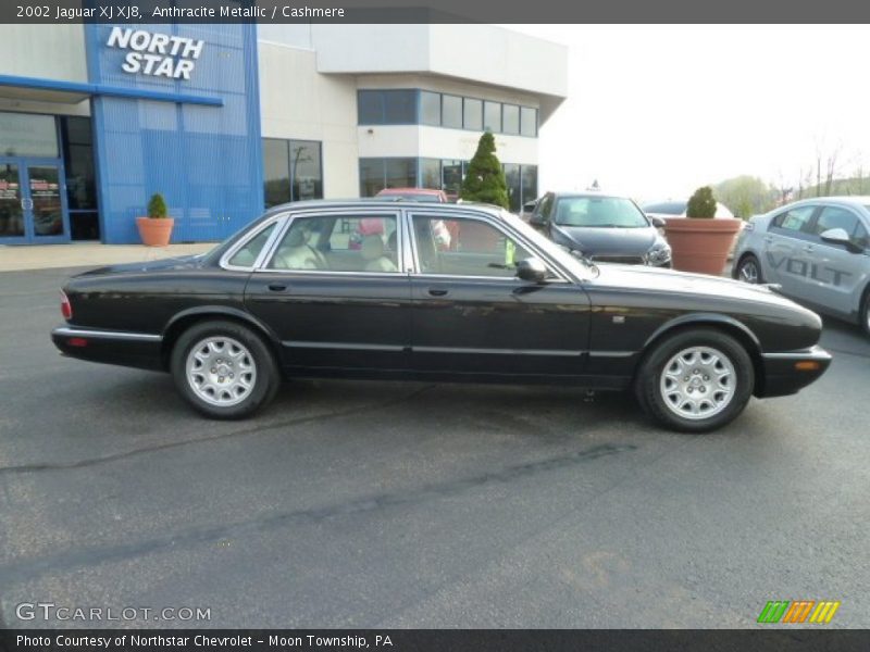 Anthracite Metallic / Cashmere 2002 Jaguar XJ XJ8