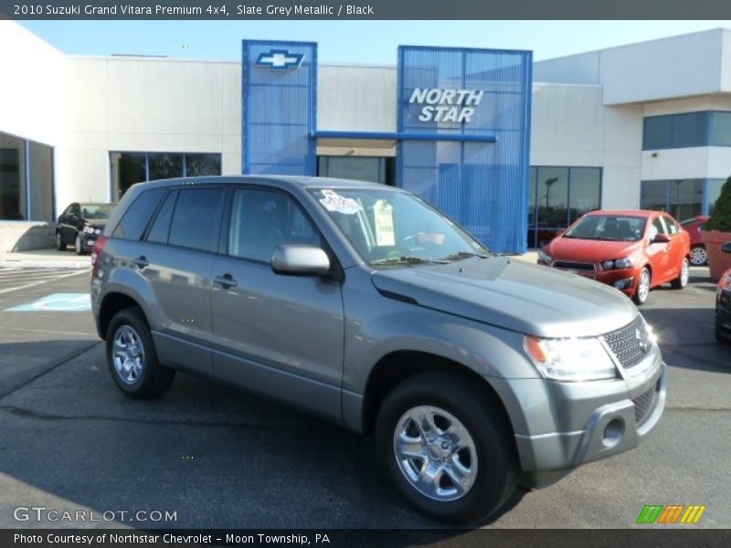 Slate Grey Metallic / Black 2010 Suzuki Grand Vitara Premium 4x4