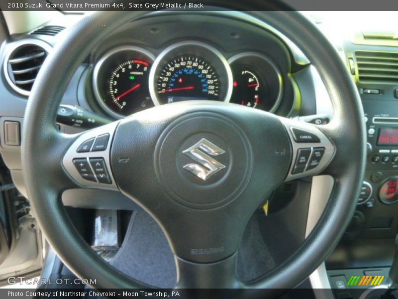 Slate Grey Metallic / Black 2010 Suzuki Grand Vitara Premium 4x4