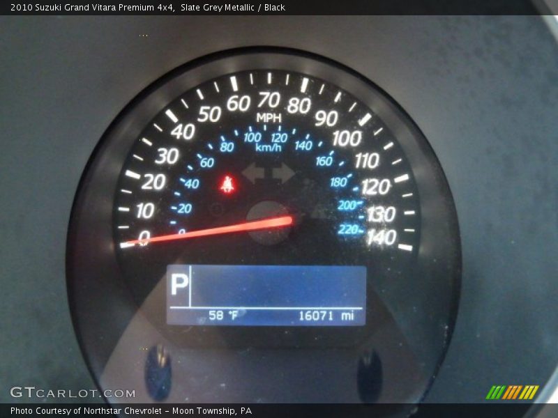 Slate Grey Metallic / Black 2010 Suzuki Grand Vitara Premium 4x4