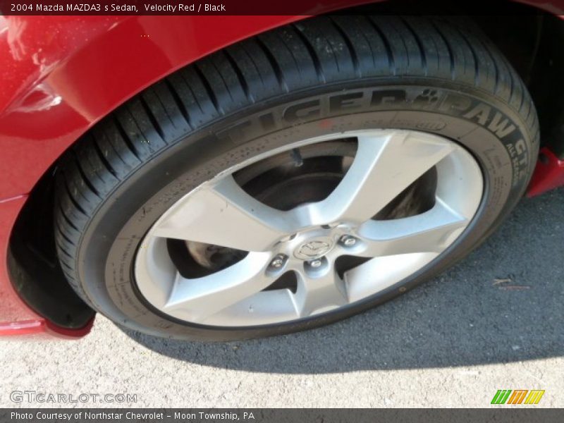 Velocity Red / Black 2004 Mazda MAZDA3 s Sedan