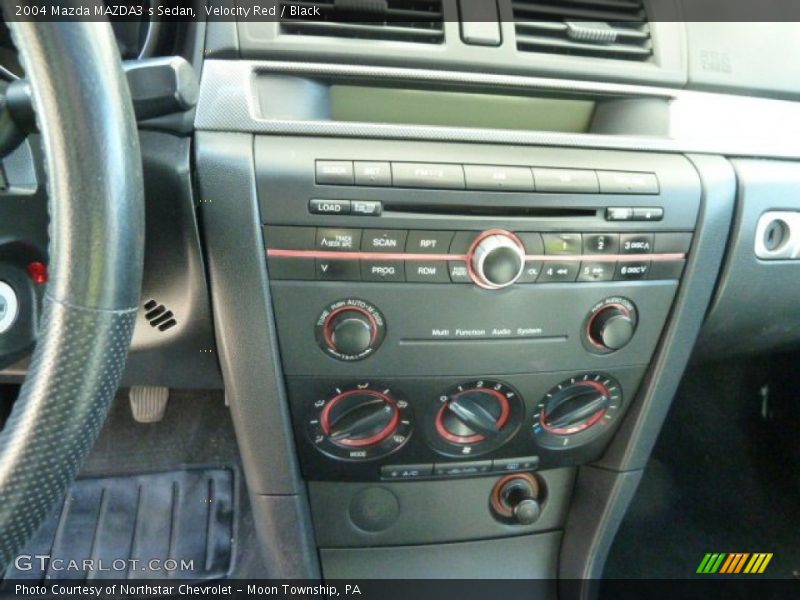 Velocity Red / Black 2004 Mazda MAZDA3 s Sedan