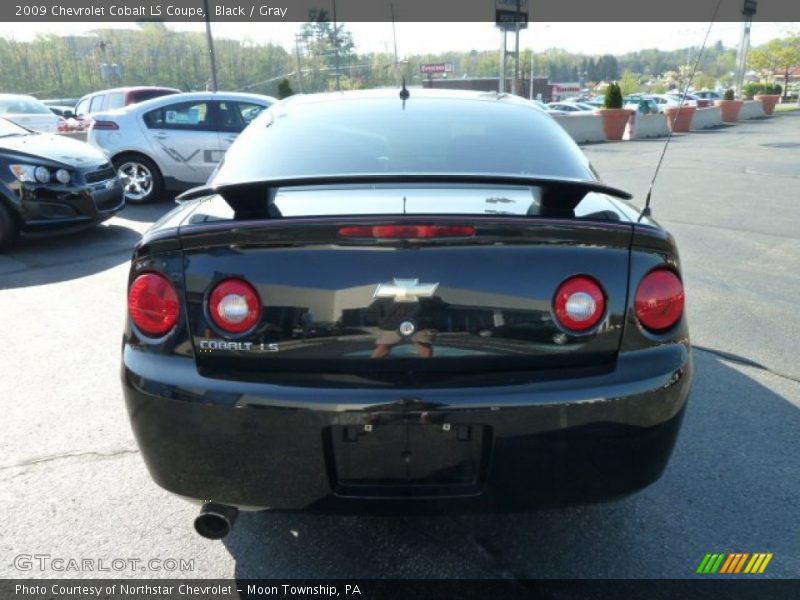Black / Gray 2009 Chevrolet Cobalt LS Coupe