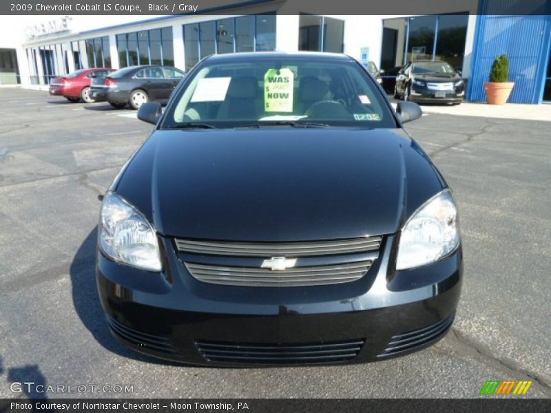 Black / Gray 2009 Chevrolet Cobalt LS Coupe