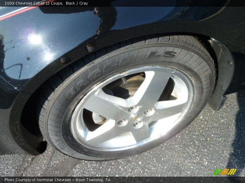 Black / Gray 2009 Chevrolet Cobalt LS Coupe