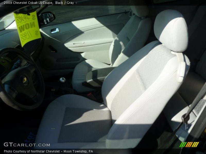 Black / Gray 2009 Chevrolet Cobalt LS Coupe