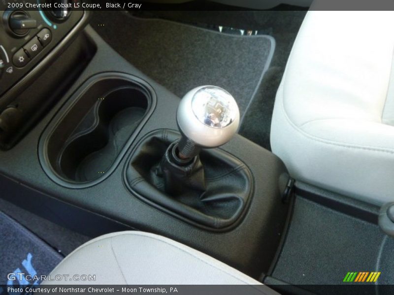 Black / Gray 2009 Chevrolet Cobalt LS Coupe