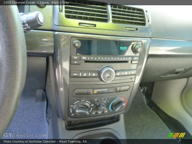 Black / Gray 2009 Chevrolet Cobalt LS Coupe