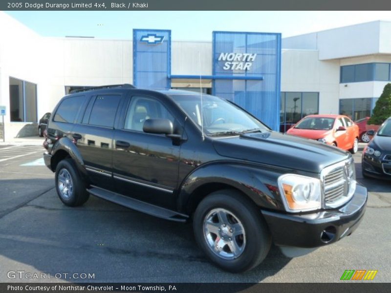 Black / Khaki 2005 Dodge Durango Limited 4x4