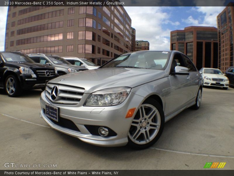 Iridium Silver Metallic / Grey/Black 2010 Mercedes-Benz C 350 Sport