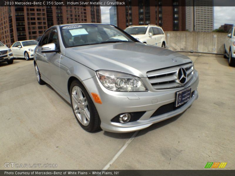 Iridium Silver Metallic / Grey/Black 2010 Mercedes-Benz C 350 Sport