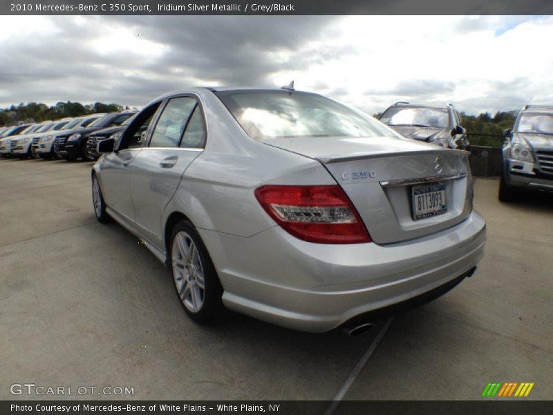 Iridium Silver Metallic / Grey/Black 2010 Mercedes-Benz C 350 Sport