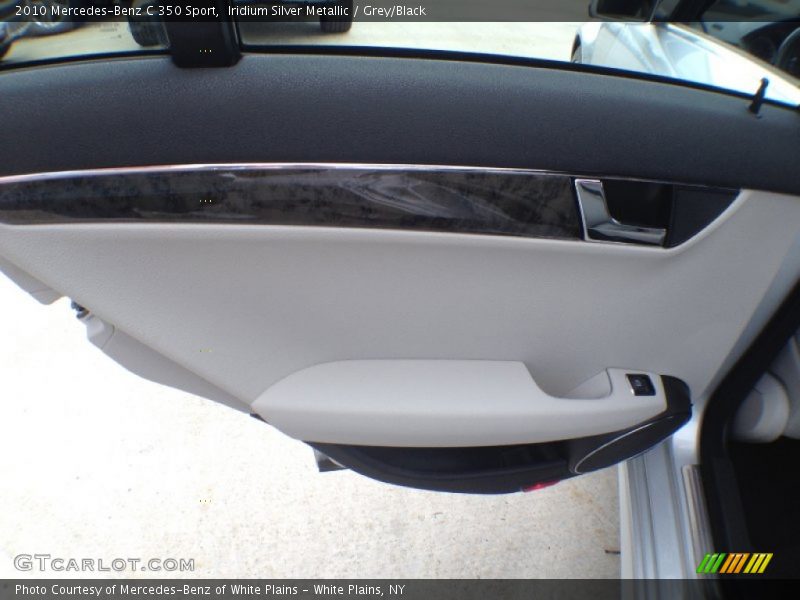 Iridium Silver Metallic / Grey/Black 2010 Mercedes-Benz C 350 Sport
