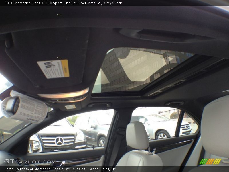 Iridium Silver Metallic / Grey/Black 2010 Mercedes-Benz C 350 Sport