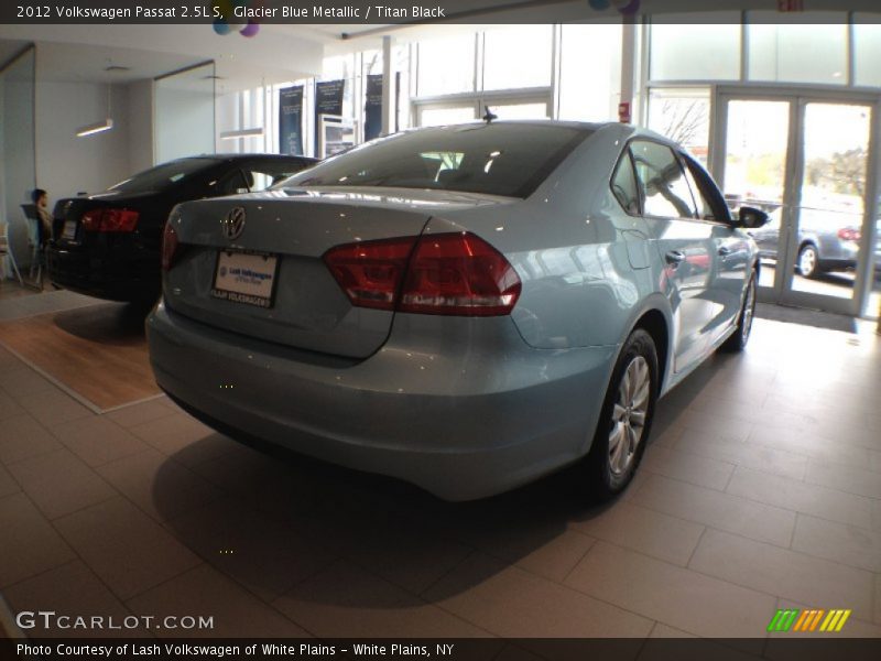 Glacier Blue Metallic / Titan Black 2012 Volkswagen Passat 2.5L S
