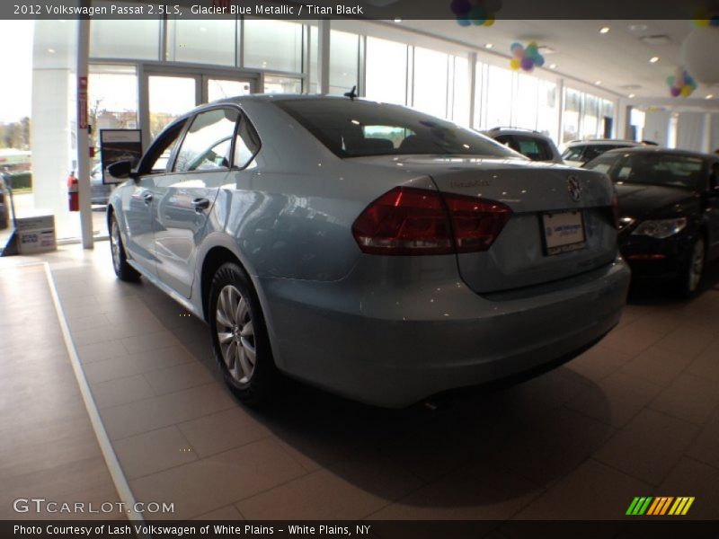 Glacier Blue Metallic / Titan Black 2012 Volkswagen Passat 2.5L S