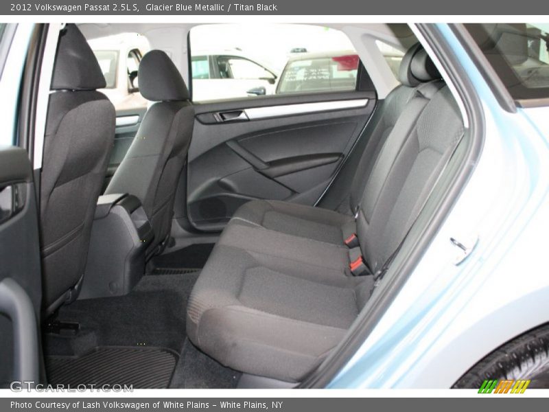 Glacier Blue Metallic / Titan Black 2012 Volkswagen Passat 2.5L S