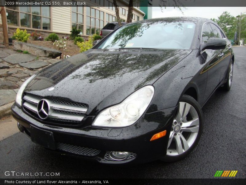 Black / Black 2009 Mercedes-Benz CLS 550