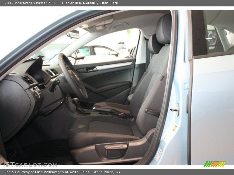 Glacier Blue Metallic / Titan Black 2012 Volkswagen Passat 2.5L S