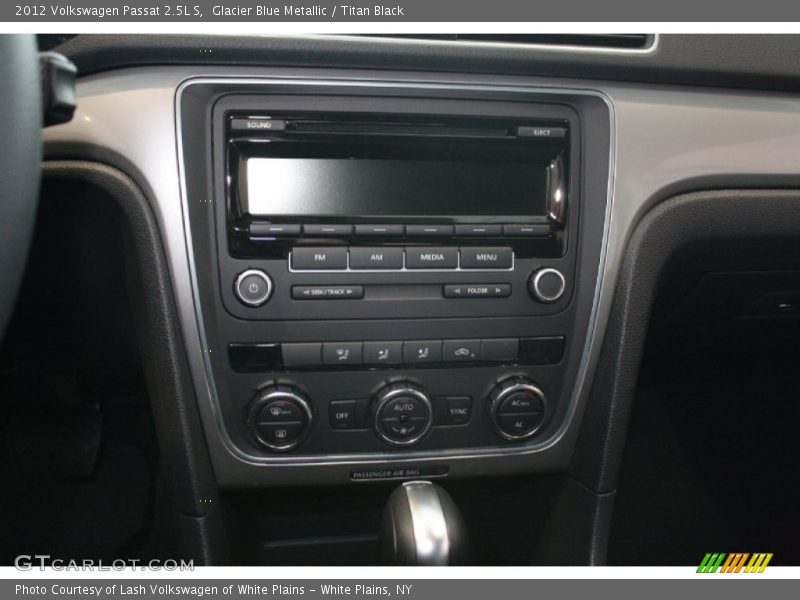 Glacier Blue Metallic / Titan Black 2012 Volkswagen Passat 2.5L S
