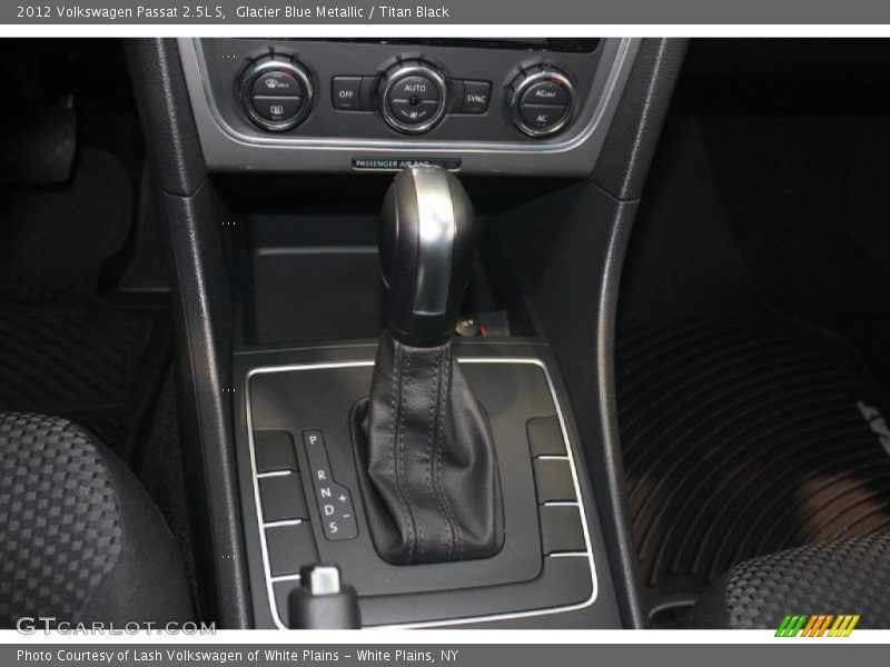Glacier Blue Metallic / Titan Black 2012 Volkswagen Passat 2.5L S