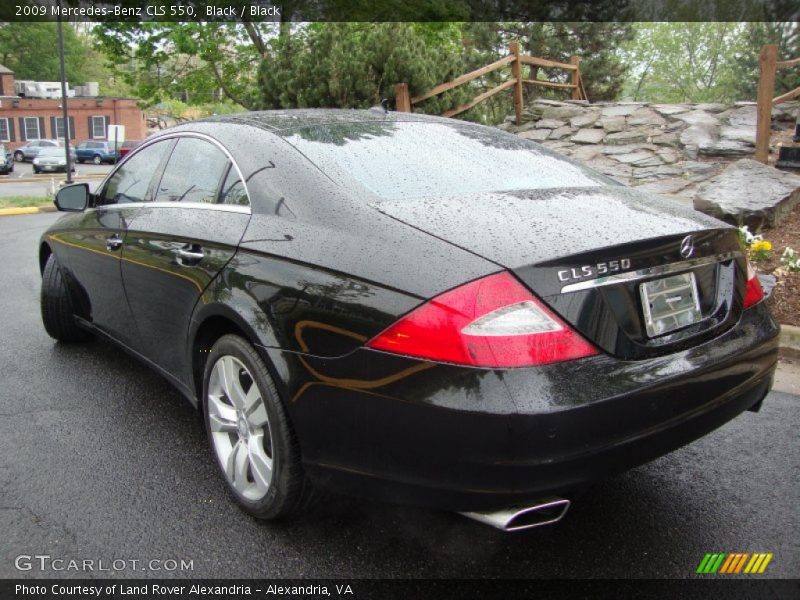 Black / Black 2009 Mercedes-Benz CLS 550