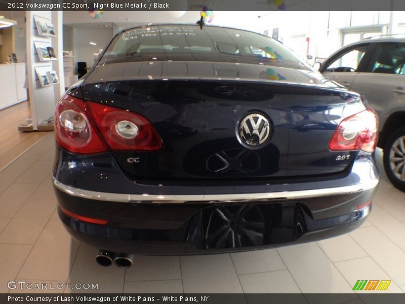 Night Blue Metallic / Black 2012 Volkswagen CC Sport