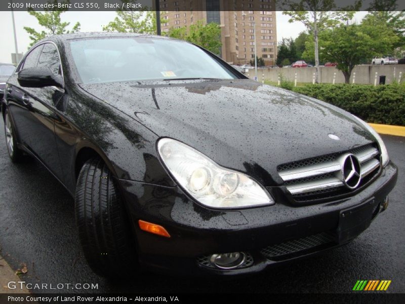 Black / Black 2009 Mercedes-Benz CLS 550