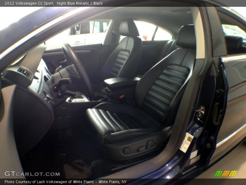 Night Blue Metallic / Black 2012 Volkswagen CC Sport