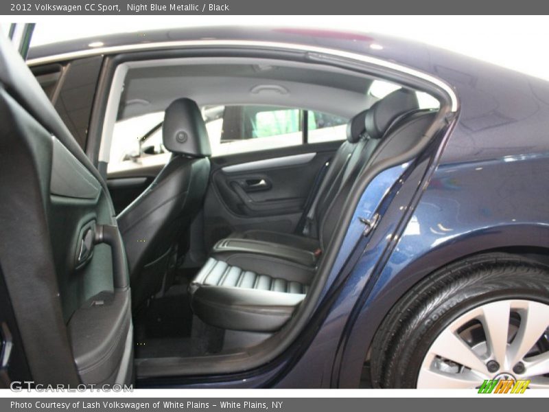 Night Blue Metallic / Black 2012 Volkswagen CC Sport