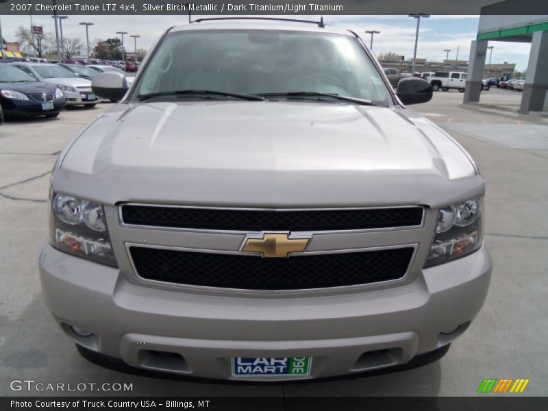 Silver Birch Metallic / Dark Titanium/Light Titanium 2007 Chevrolet Tahoe LTZ 4x4