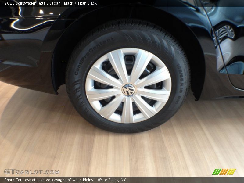 Black / Titan Black 2011 Volkswagen Jetta S Sedan