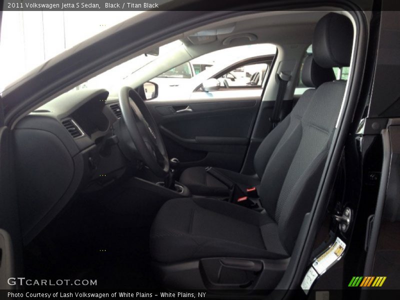 Black / Titan Black 2011 Volkswagen Jetta S Sedan