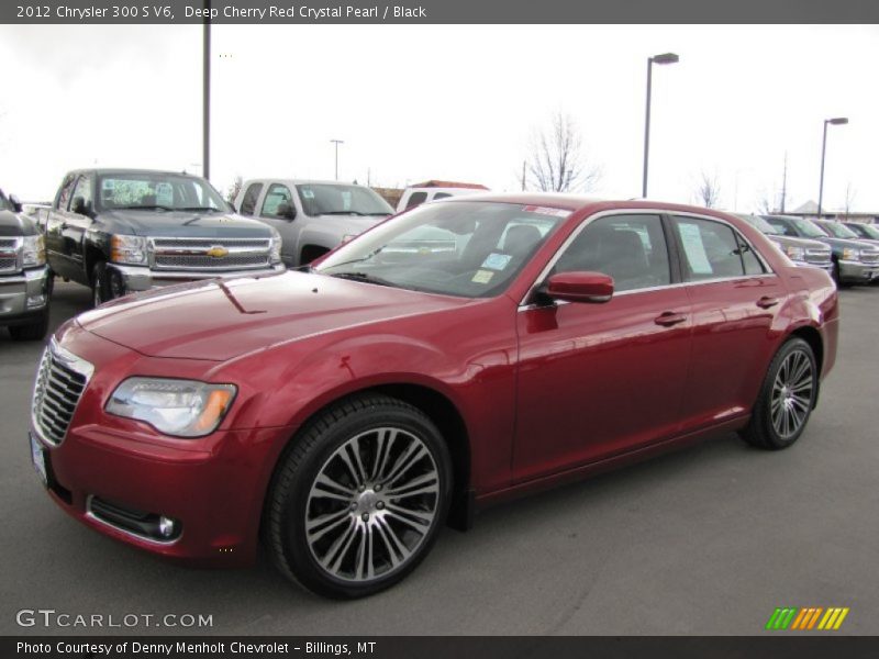 Deep Cherry Red Crystal Pearl / Black 2012 Chrysler 300 S V6