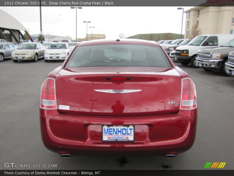 Deep Cherry Red Crystal Pearl / Black 2012 Chrysler 300 S V6