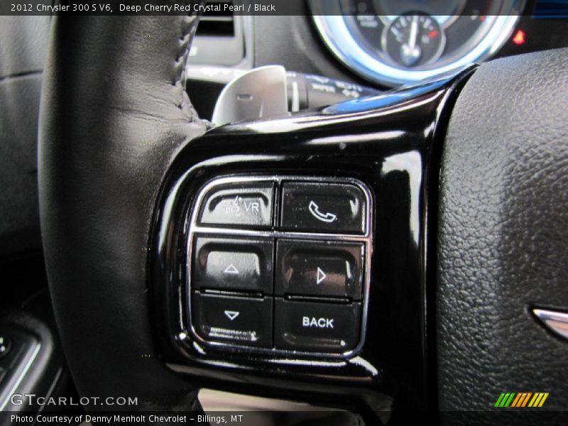 Deep Cherry Red Crystal Pearl / Black 2012 Chrysler 300 S V6