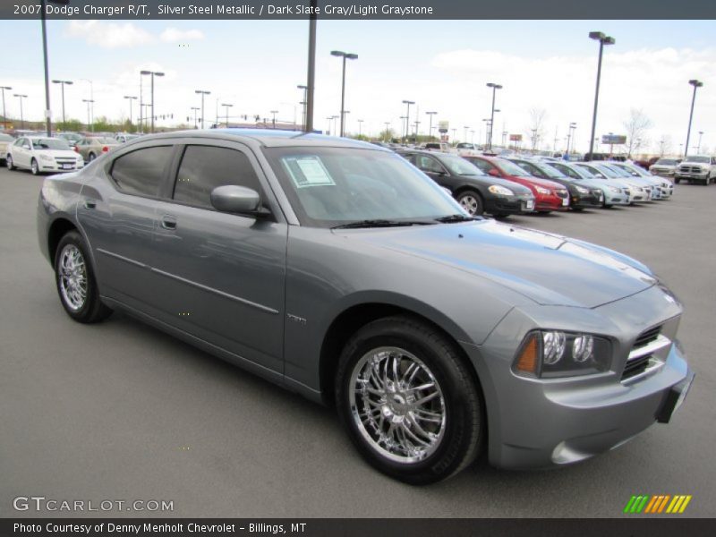 Silver Steel Metallic / Dark Slate Gray/Light Graystone 2007 Dodge Charger R/T
