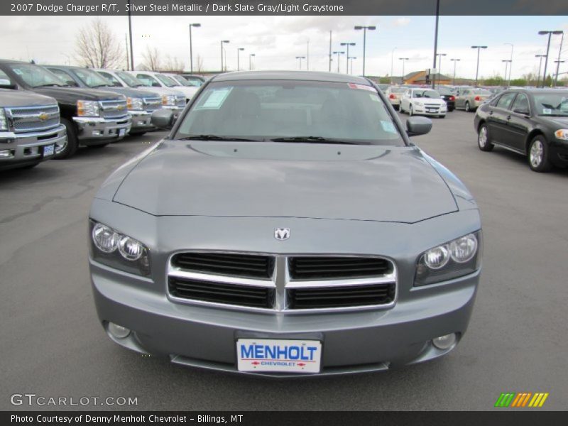 Silver Steel Metallic / Dark Slate Gray/Light Graystone 2007 Dodge Charger R/T