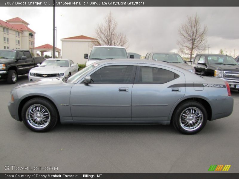Silver Steel Metallic / Dark Slate Gray/Light Graystone 2007 Dodge Charger R/T