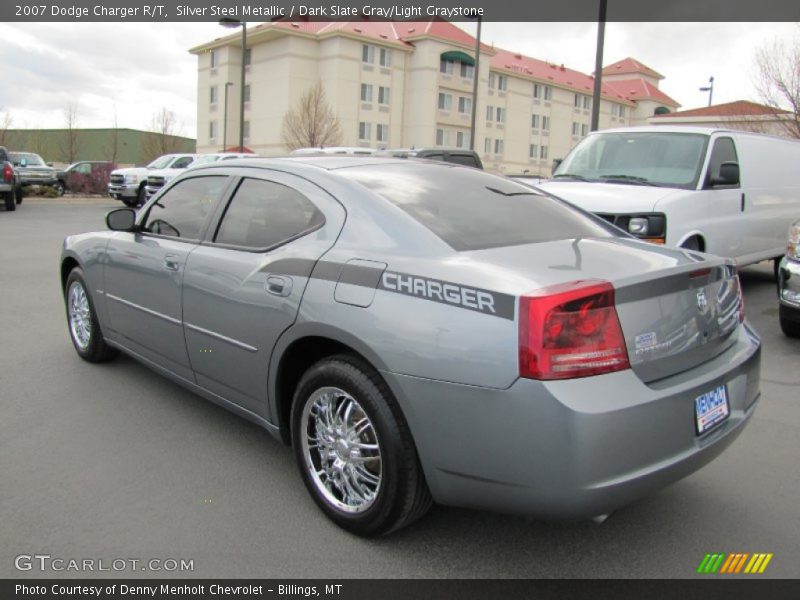 Silver Steel Metallic / Dark Slate Gray/Light Graystone 2007 Dodge Charger R/T