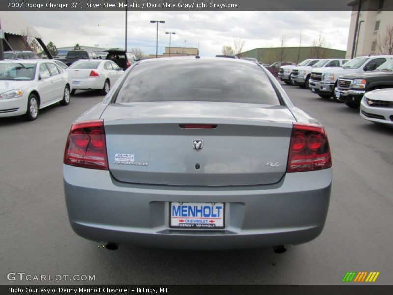 Silver Steel Metallic / Dark Slate Gray/Light Graystone 2007 Dodge Charger R/T