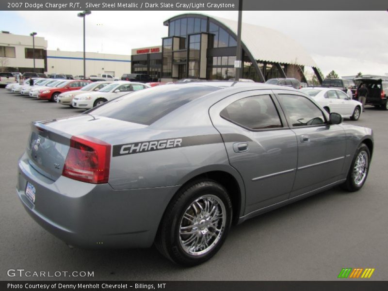 Silver Steel Metallic / Dark Slate Gray/Light Graystone 2007 Dodge Charger R/T
