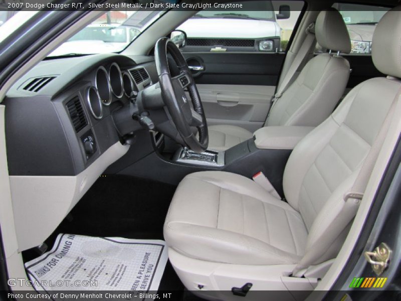 Silver Steel Metallic / Dark Slate Gray/Light Graystone 2007 Dodge Charger R/T