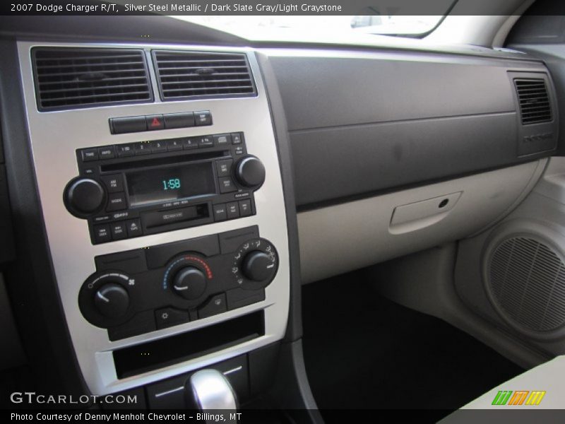 Silver Steel Metallic / Dark Slate Gray/Light Graystone 2007 Dodge Charger R/T