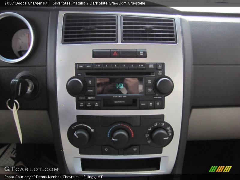 Silver Steel Metallic / Dark Slate Gray/Light Graystone 2007 Dodge Charger R/T