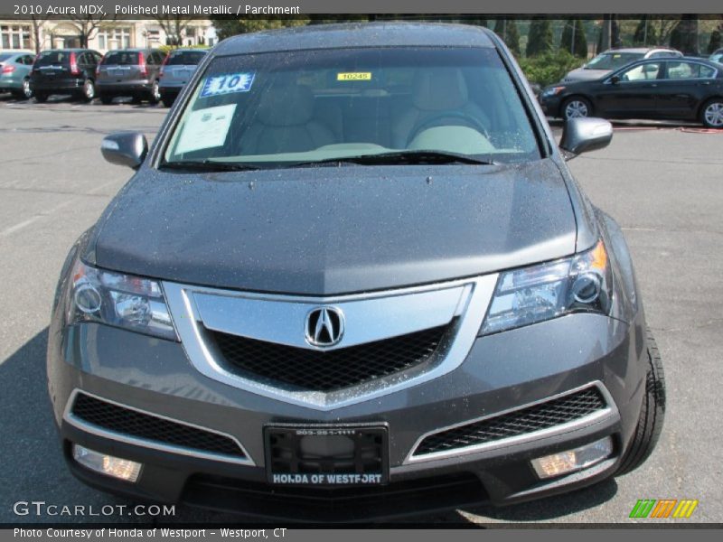 Polished Metal Metallic / Parchment 2010 Acura MDX