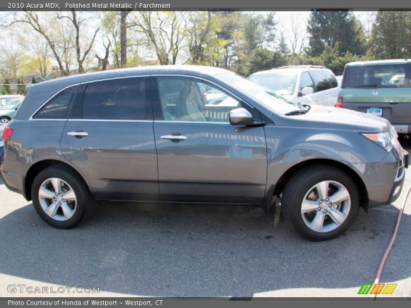 Polished Metal Metallic / Parchment 2010 Acura MDX