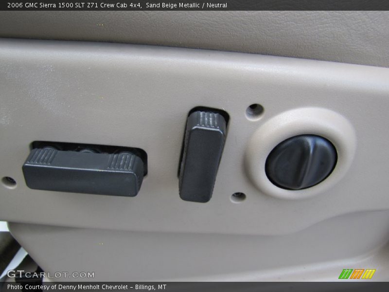 Sand Beige Metallic / Neutral 2006 GMC Sierra 1500 SLT Z71 Crew Cab 4x4