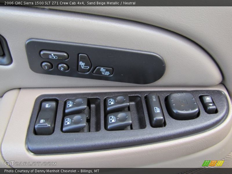 Sand Beige Metallic / Neutral 2006 GMC Sierra 1500 SLT Z71 Crew Cab 4x4
